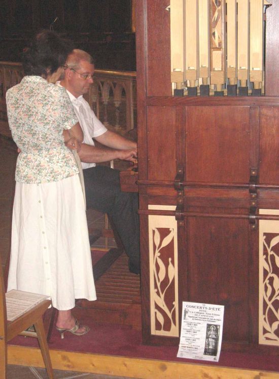 Bernd SCHERERS sur l' Orgue de l'association