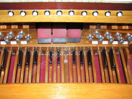 Pédalier orgue st Just
